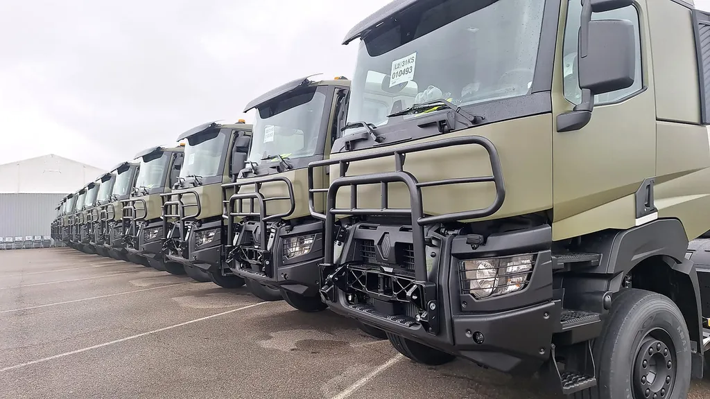 Renault Trucks showcases military logistics vehicles