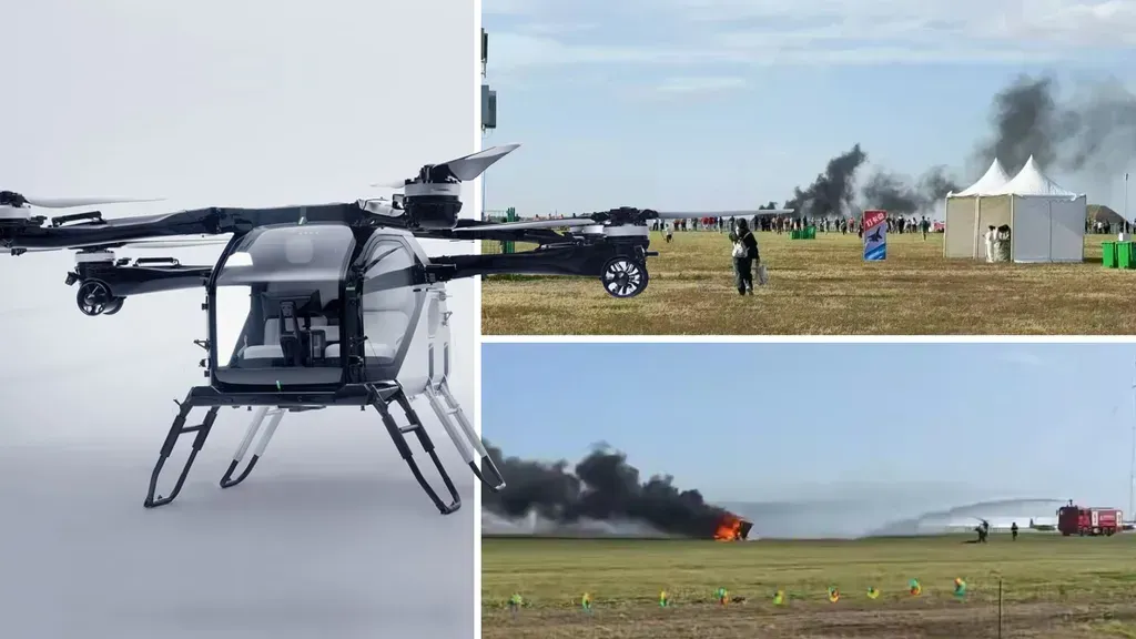 Two Xpeng eVTOLs Collide During Changchun Air Show Rehearsal