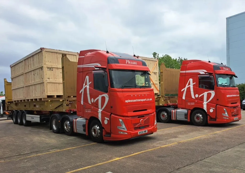 A Plessas Transport expands UK container fleet with 24 KRONE chassis
