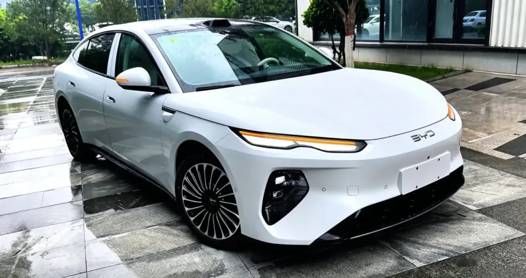BYD Seal 08 reaches Chinese dealerships ahead of July launch