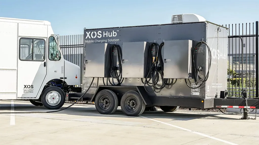 Xos demonstrates mobile EV charger to US Air Force