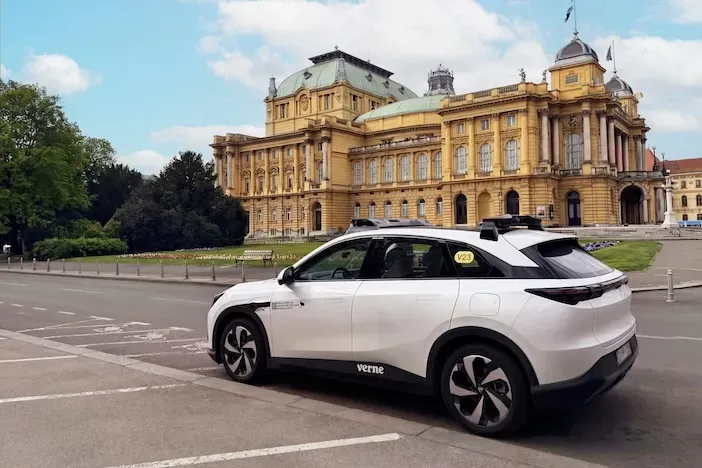 Pony.ai and Verne begin fully driverless robotaxi tests in Zagreb