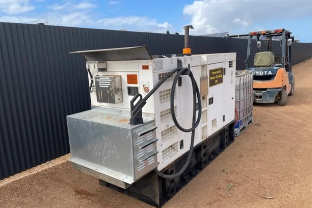Canola-oil generator restores EV charging on Australia’s Nullarbor route