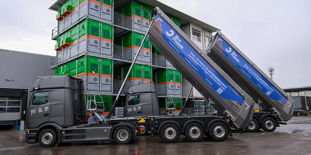 W&P uses e-trucks and Kögel tippers for HMVA transport