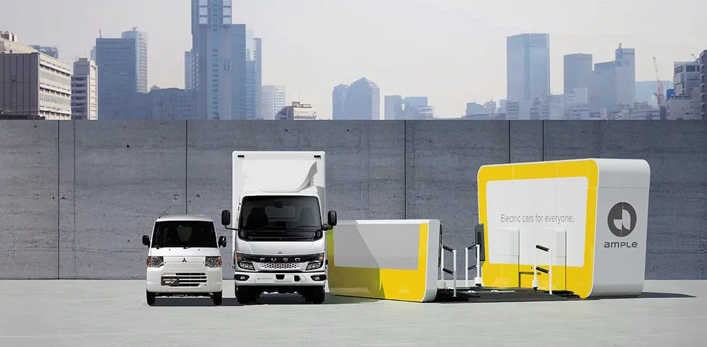 Mitsubishi to trial battery swap tech for commercial EVs