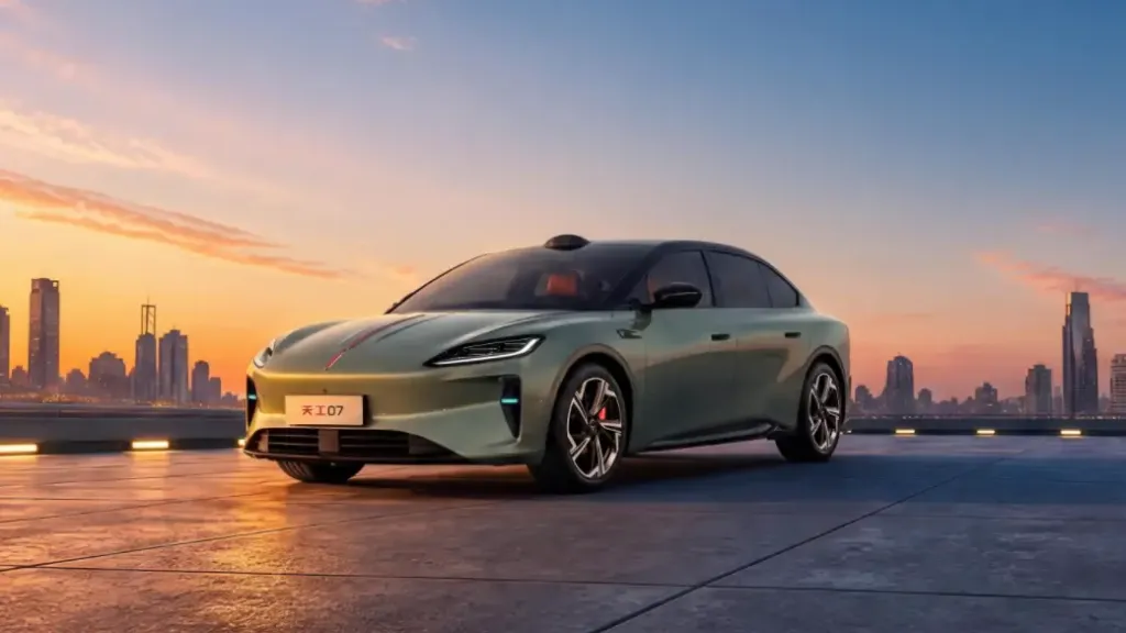 Hongqi opens pre-sales for Tiangong 07 electric sedan in China