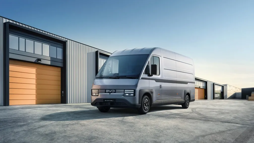 BYD V9 electric van approved for sale in Australia