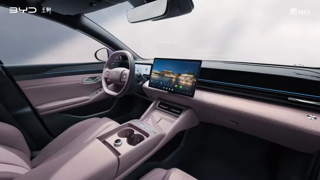 BYD reveals Qin Max EV sedan with five-minute Flash Charging