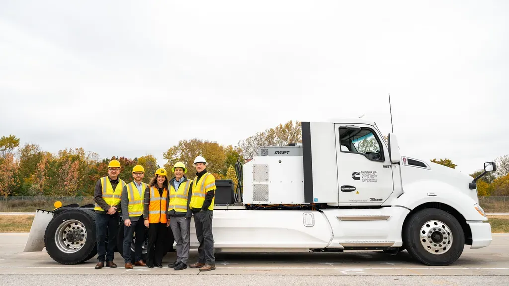 First US wireless highway charging of heavy-duty truck
