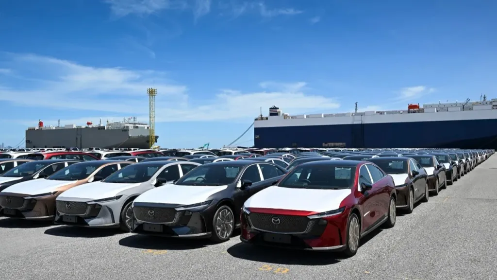 Mazda 6e RHD production cars arrive in Thailand ahead of July launch