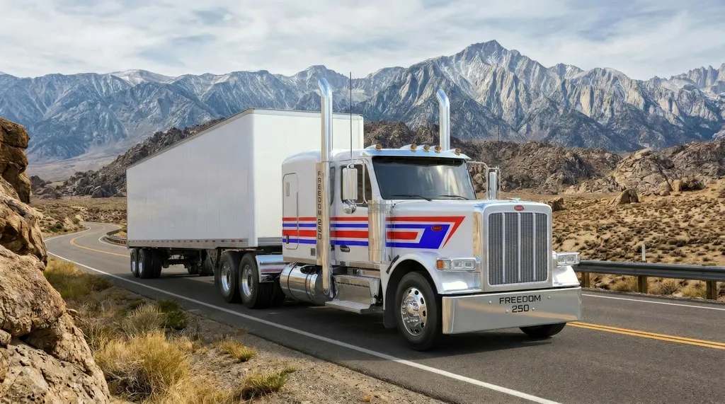 Peterbilt unveils limited-production Freedom 250 Model 589 truck