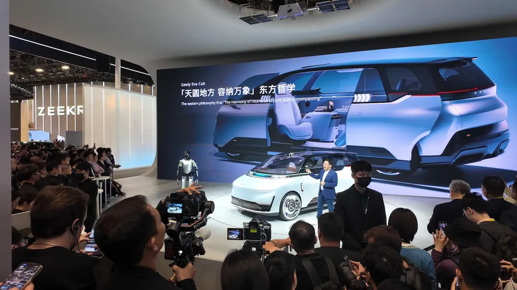 Geely unveils purpose-built electric robotaxi prototype in China