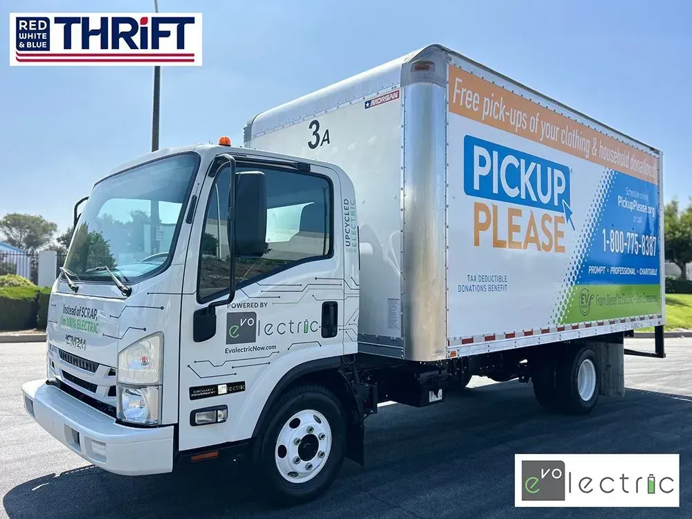 Pickup Please and Evolectric Introduce Electric Donation Trucks