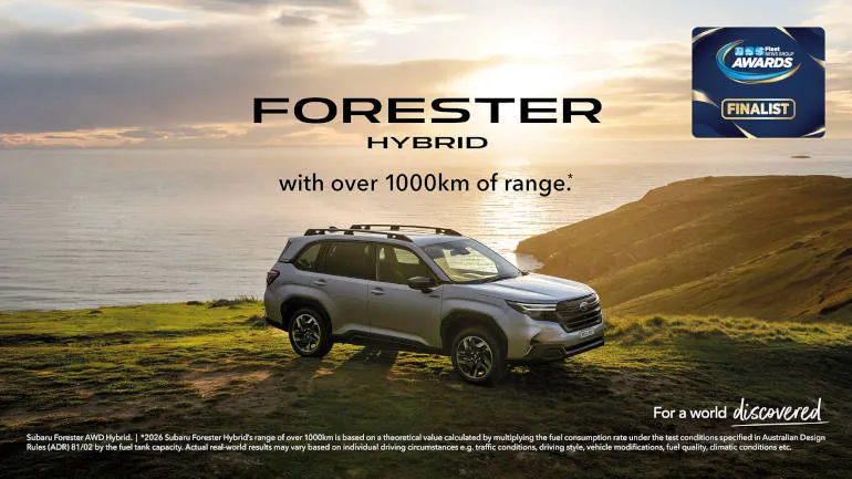 Subaru Forester Hybrid AWD named finalist for Australian fleet car award