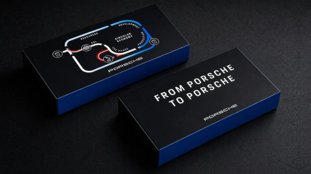 Porsche makes battery cathode material entirely from recycled raw materials
