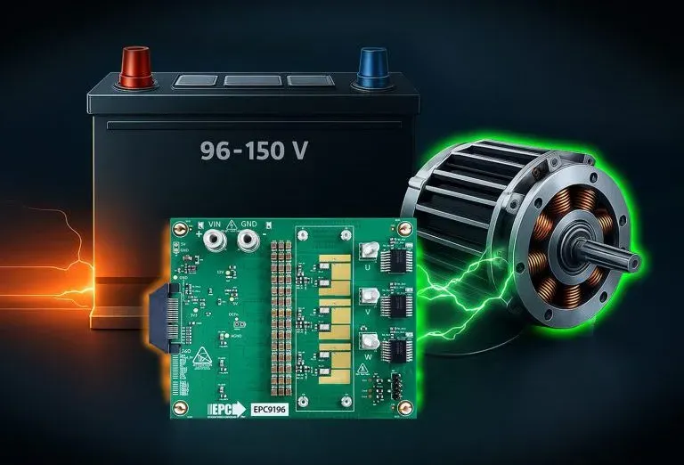 EPC launches GaN inverter reference design for compact EVs