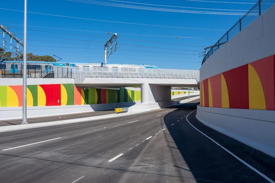 Melbourne opens final level-crossing-free road underpass