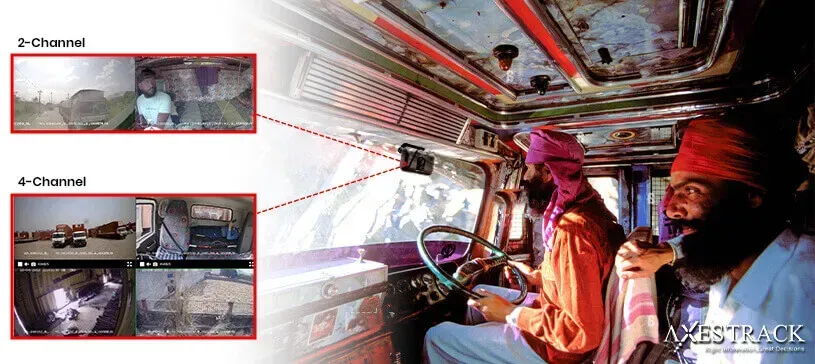 Comparison of 2-Channel and 4-Channel Dashcam Systems for Trucks