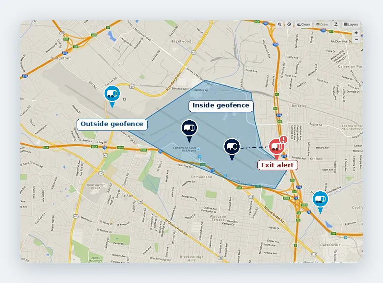 Geofencing Applications and ROI in Fleet Management