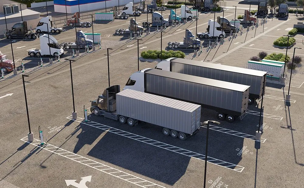 EV Realty opens 9 MW truck charging hub in San Bernardino