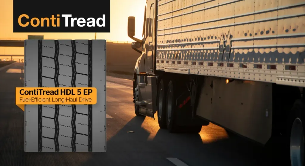 Continental launches ContiTread HDL 5 EP commercial-vehicle retread