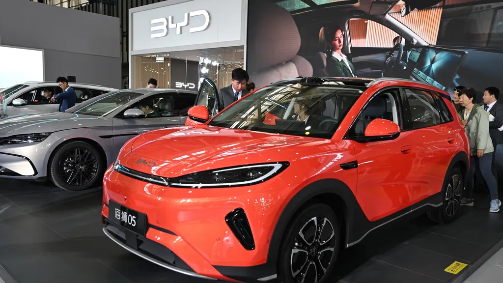 BYD passenger EV sales decline for eighth month