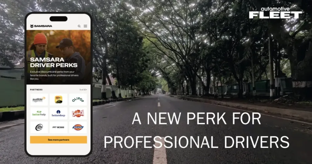Samsara launches Driver Perks rewards programme for US fleet drivers