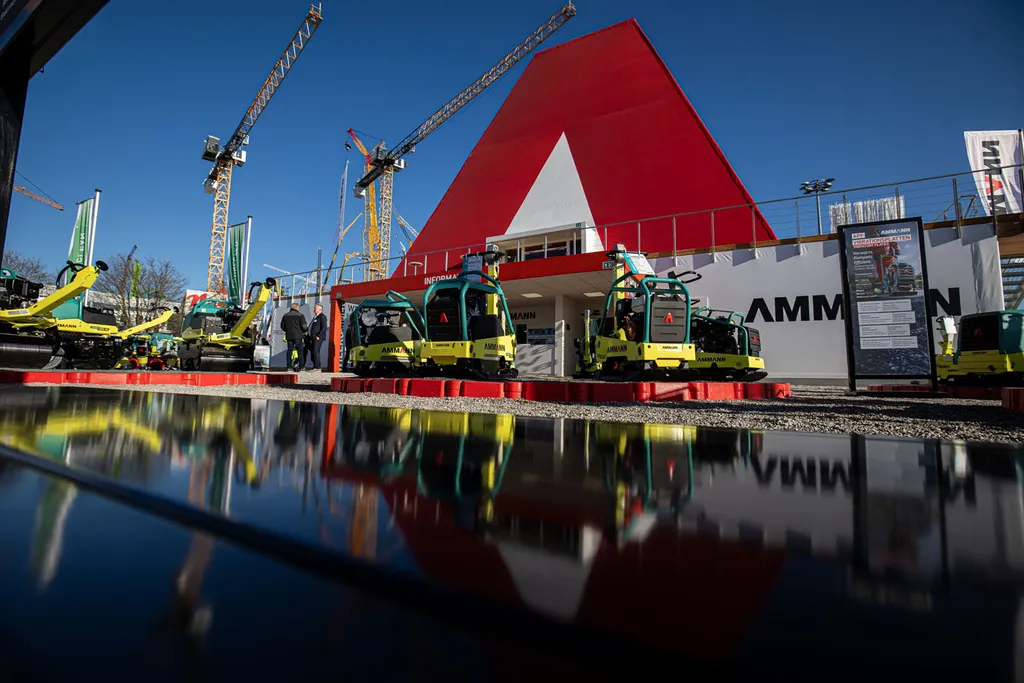 Ammann Showcases Electric Paver and Innovations at bauma 2025