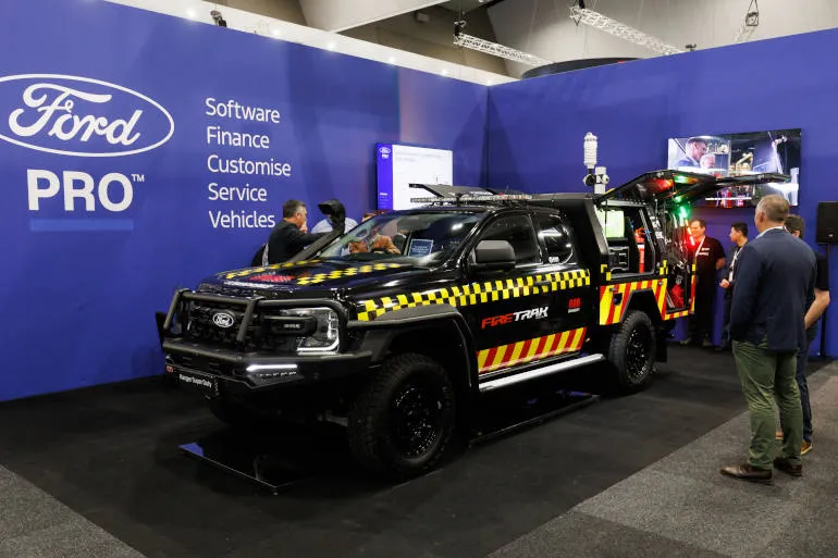 Ford and Deakin unveil Ranger Super Duty fire-response concept