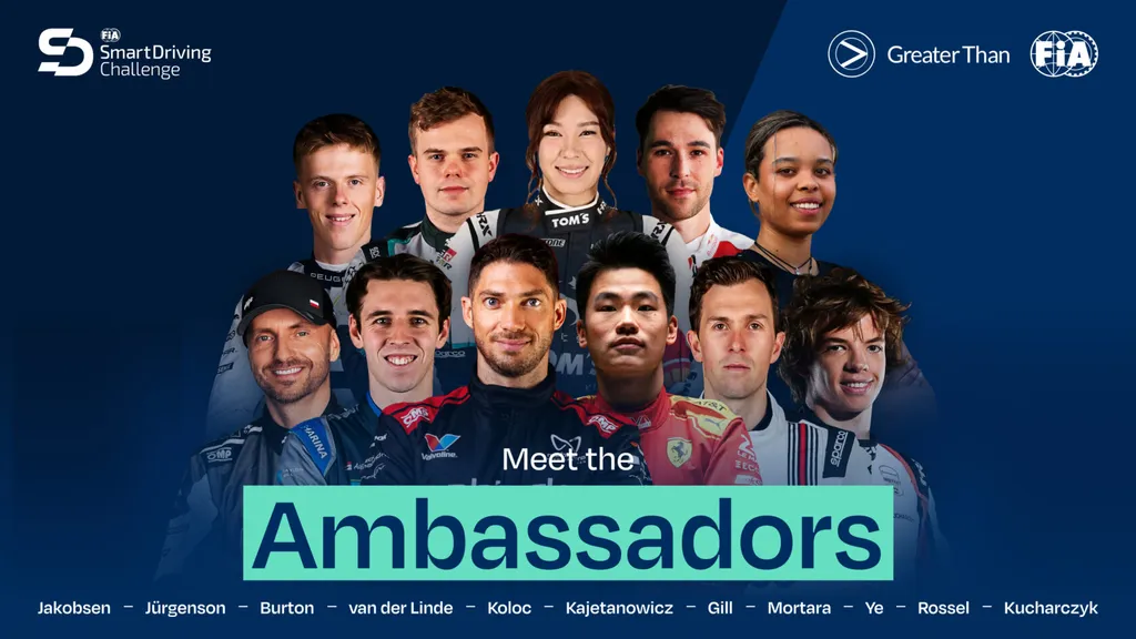 FIA names 11 ambassadors for 2026 Smart Driving Challenge