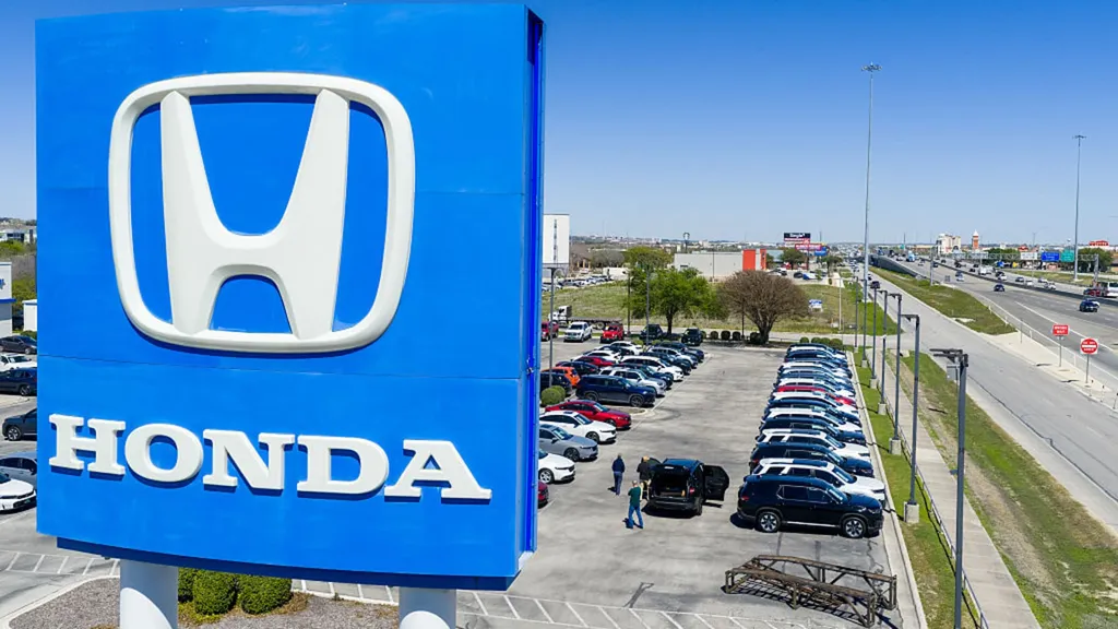 Honda posts operating loss as shares rise over 7%