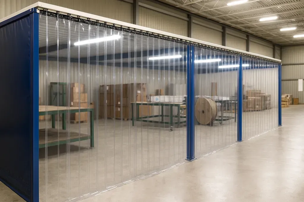 PVC Curtains for Efficient Industrial and Commercial Space Separation
