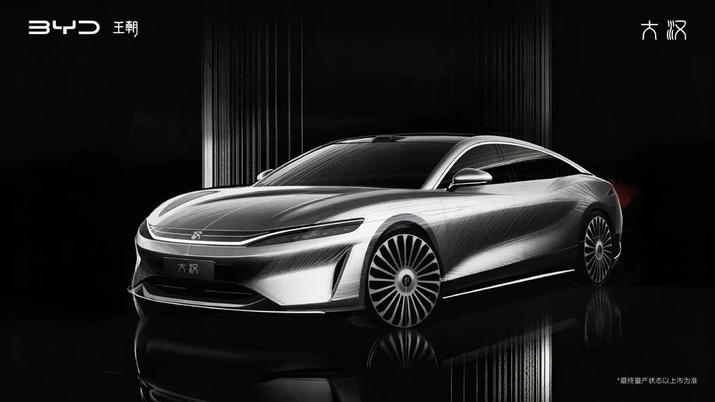 BYD teases 1,008 km electric flagship sedan with five-minute flash charging