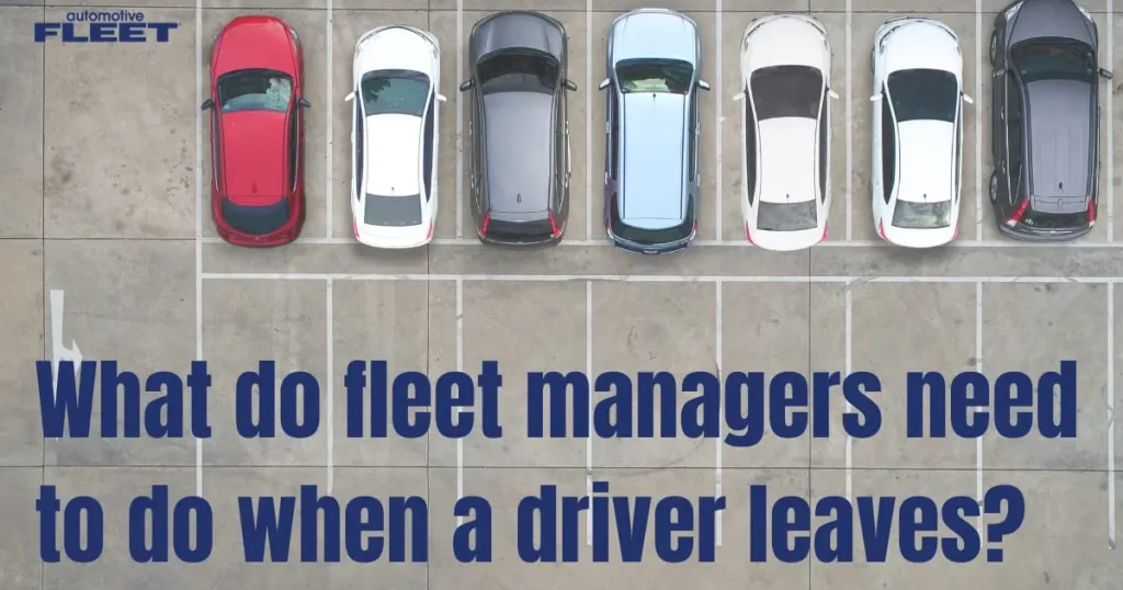 Fleet offboarding: standardising vehicle inspections and handovers