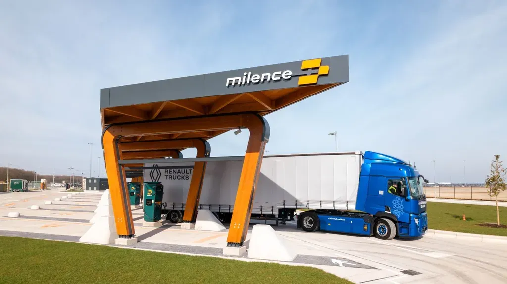 Renault Trucks Launches European EV Charging Hub Map