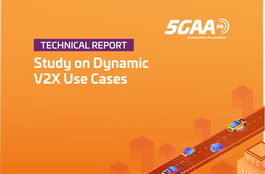 5GAA study examines dynamic V2X road-safety use cases