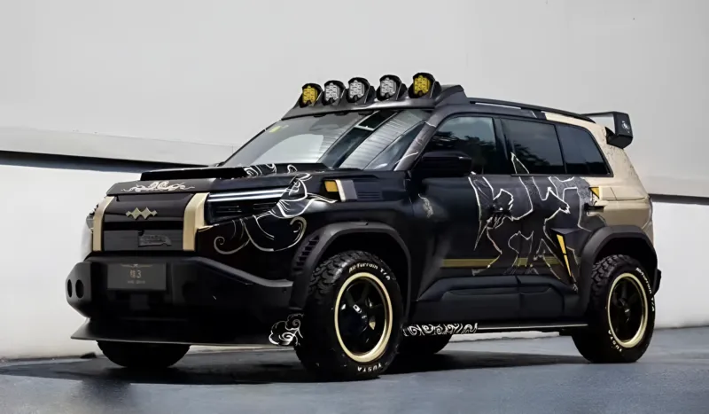 BYD Unveils FCB Ti 3 Special Edition with Black Myth Theme