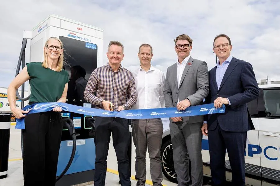 Ampol opens drive-through EV charging bays on M4
