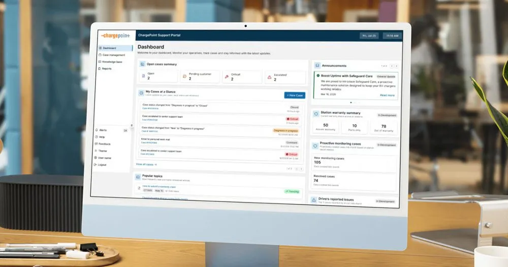 ChargePoint launches Premier Care and Support Portal