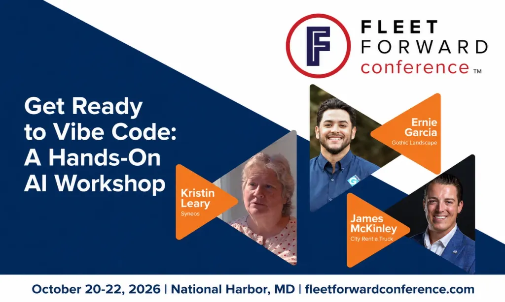 Fleet managers to lead hands-on AI workshop at Fleet Forward Conference