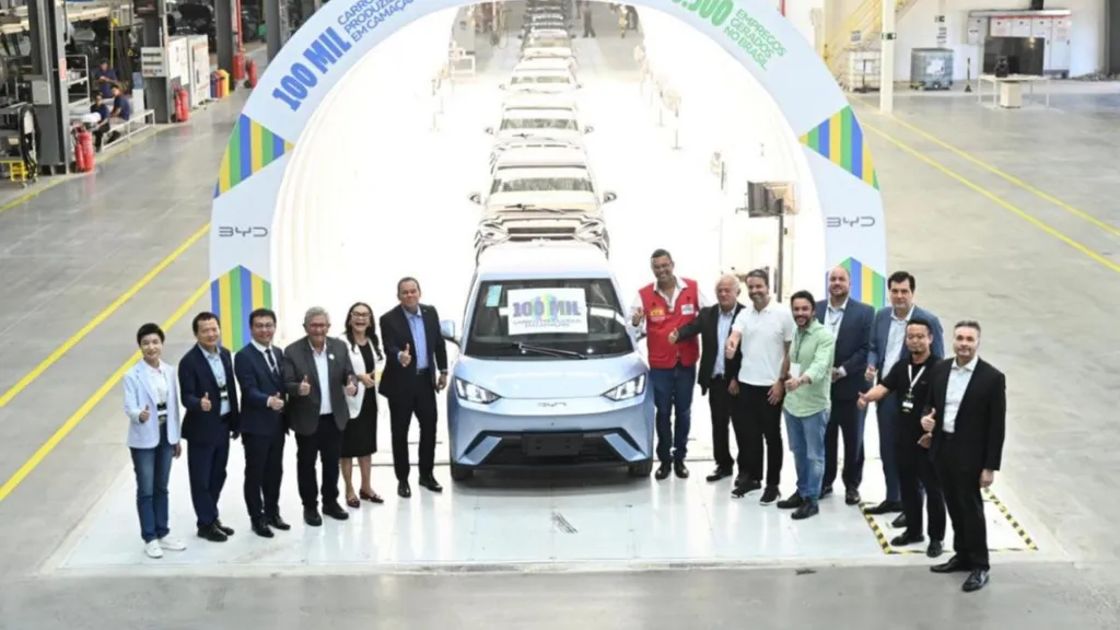 BYD’s Brazil plant produces 100,000th vehicle after a year