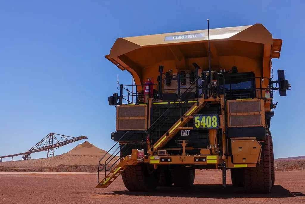 BHP and Rio Tinto trial Caterpillar electric haul trucks