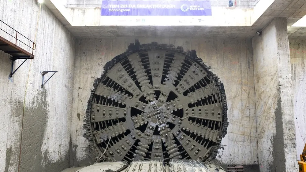 First North East Link tunnel breakthrough achieved