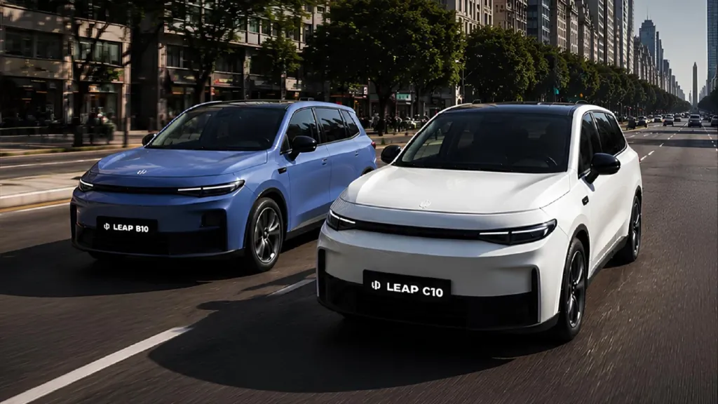 Leapmotor enters Argentina with two range-extender electric crossovers