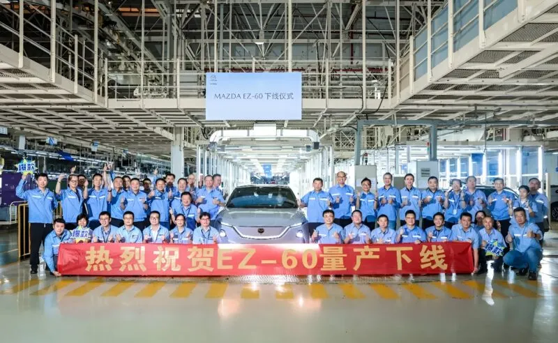 Mazda EZ-60 Electric SUV Production Begins in China