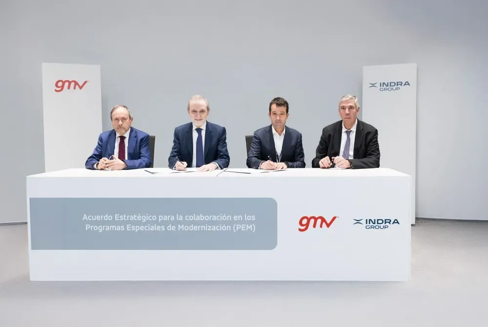 GMV and Indra sign collaboration on defence modernisation