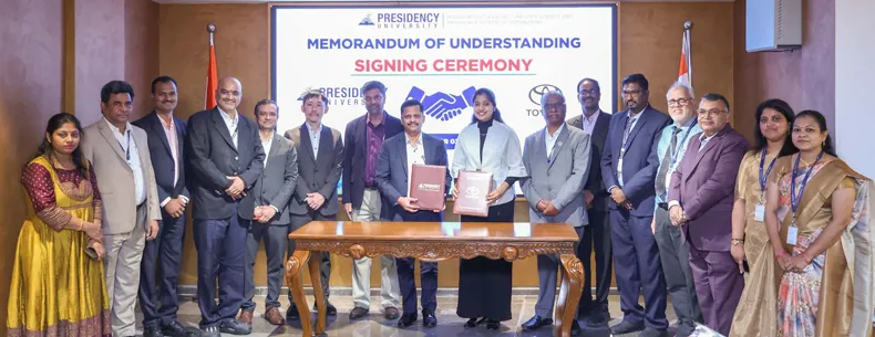 Toyota Kirloskar Motor Collaborates with Presidency University on M.Tech Program