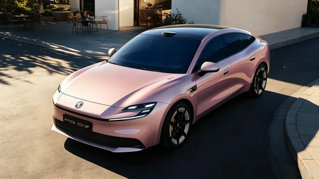 MG 07 unveiled with 650 km electric range and lidar-assisted driving