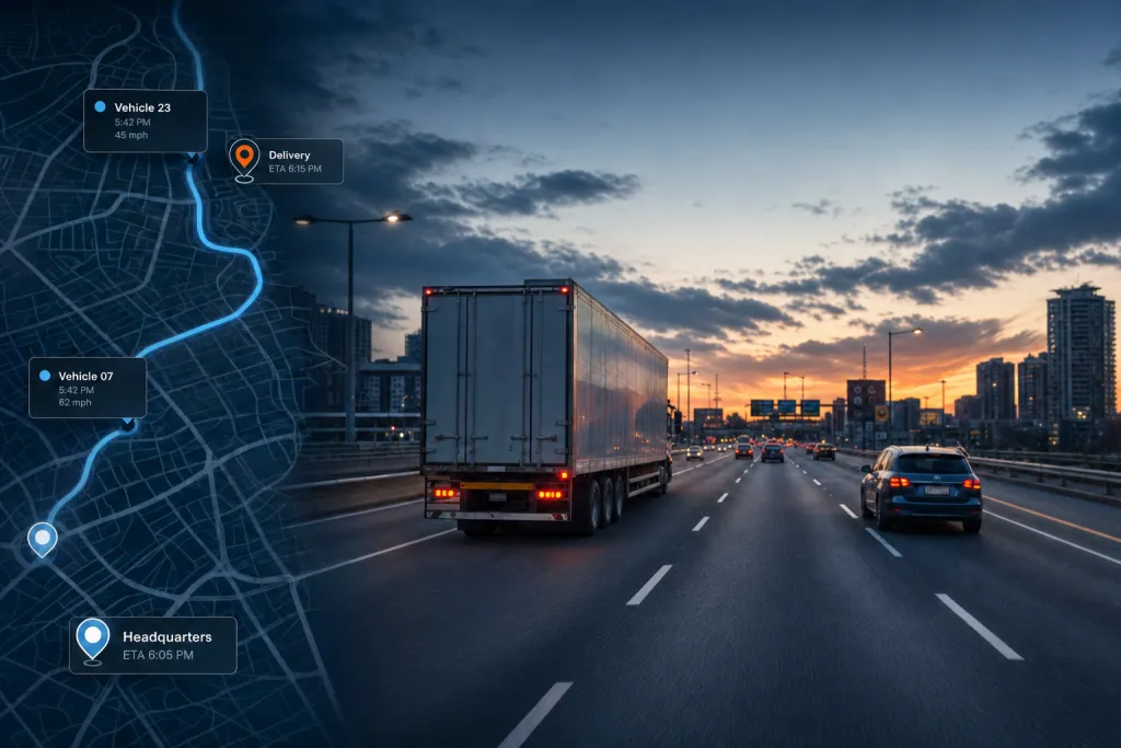 Dash Cameras and GPS Trackers for Fleet Management