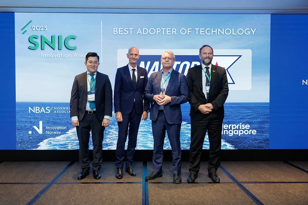 NAVTOR awarded Best Adopter of Technology at SNIC 2025